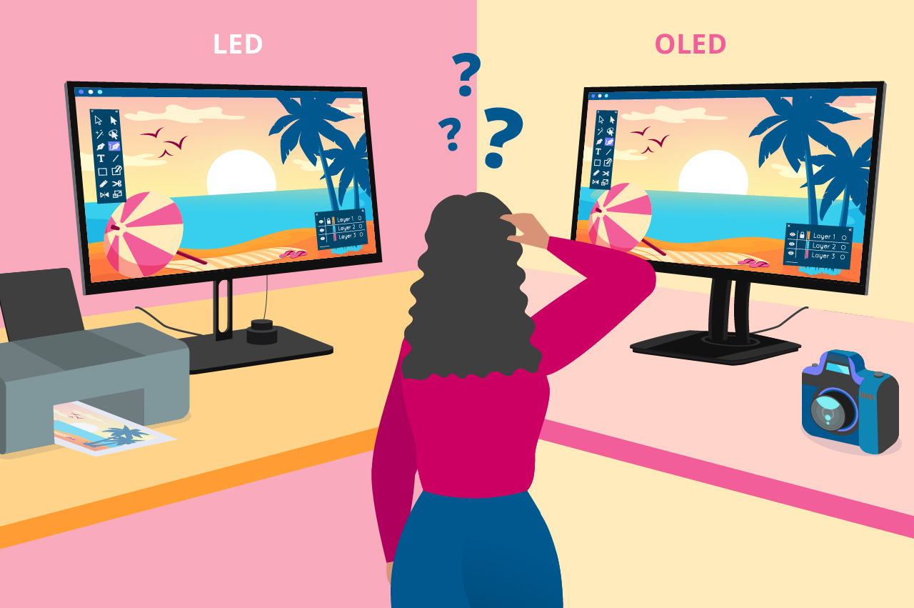 OLED vs LED Monitor: Which One to Choose? 